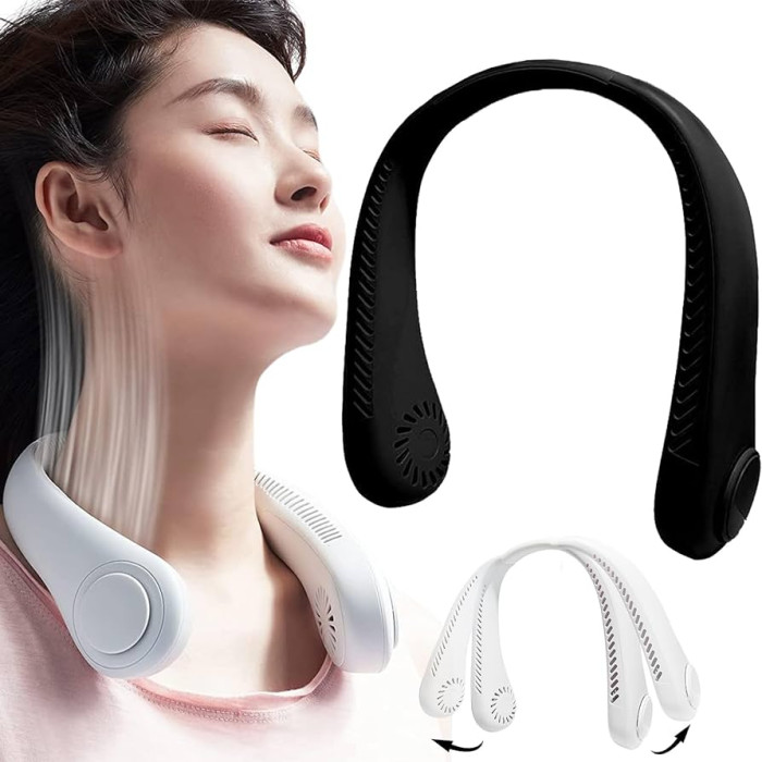 New Portable Rechargeable Neck Fan